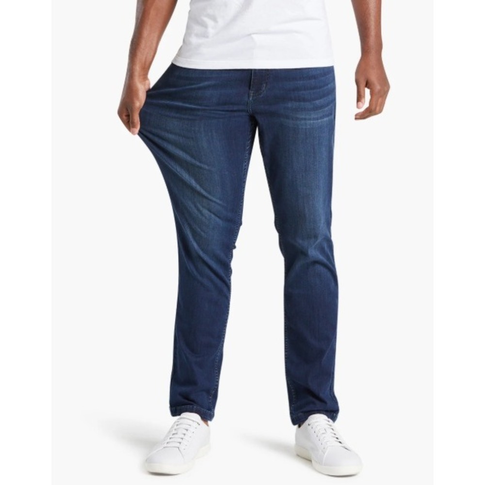 Mugsy Fultons Jeans Mens 36x32 Blue Stretch Medium Wash Comfort Fit FLX3NFU